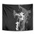 Black Hawaii Tapestry Hammerhead Shark Tattoo Curve Polynesian - Polynesian Pride