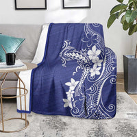 Blue Hawaii Blanket Hammerhead Shark Tattoo Curve Polynesian - Polynesian Pride