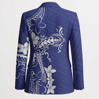 Blue Hawaii Blazer Hammerhead Shark Tattoo Curve Polynesian - Polynesian Pride