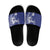 Blue Hawaii Slide Sandals Hammerhead Shark Tattoo Curve Polynesian - Polynesian Pride