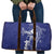 Blue Hawaii Travel Bag Hammerhead Shark Tattoo Curve Polynesian - Polynesian Pride