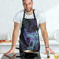 Purple Paradise Hawaii Apron Hammerhead Shark Tattoo Curve Polynesian - Polynesian Pride