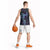 Purple Paradise Hawaii Basketball Jersey Hammerhead Shark Tattoo Curve Polynesian - Polynesian Pride