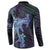 Purple Paradise Hawaii Button Sweatshirt Hammerhead Shark Tattoo Curve Polynesian - Polynesian Pride