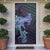 Purple Paradise Hawaii Door Cover Hammerhead Shark Tattoo Curve Polynesian - Polynesian Pride