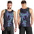 Purple Paradise Hawaii Men Tank Top Hammerhead Shark Tattoo Curve Polynesian - Polynesian Pride