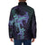 Purple Paradise Hawaii Padded Jacket Hammerhead Shark Tattoo Curve Polynesian - Polynesian Pride