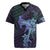Purple Paradise Hawaii Rugby Jersey Hammerhead Shark Tattoo Curve Polynesian - Polynesian Pride