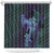 Purple Paradise Hawaii Shower Curtain Hammerhead Shark Tattoo Curve Polynesian - Polynesian Pride