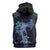 Purple Paradise Hawaii Sleeveless Hoodie Hammerhead Shark Tattoo Curve Polynesian - Polynesian Pride