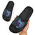 Purple Paradise Hawaii Slide Sandals Hammerhead Shark Tattoo Curve Polynesian - Polynesian Pride