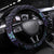 Purple Paradise Hawaii Steering Wheel Cover Hammerhead Shark Tattoo Curve Polynesian - Polynesian Pride