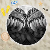 Poutama Korowai New Zealand Beach Blanket Aotearoa Maori Tattoo - Polynesian Pride