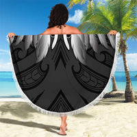Poutama Korowai New Zealand Beach Blanket Aotearoa Maori Tattoo - Polynesian Pride