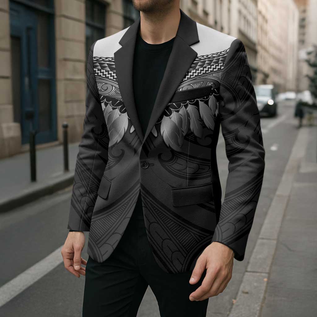 Poutama Korowai New Zealand Blazer Aotearoa Maori Tattoo - Polynesian Pride