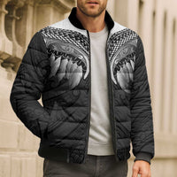 Poutama Korowai New Zealand Bomber Puffer Jacket Aotearoa Maori Tattoo - Polynesian Pride