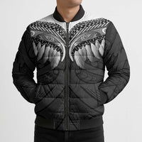 Poutama Korowai New Zealand Bomber Puffer Jacket Aotearoa Maori Tattoo - Polynesian Pride