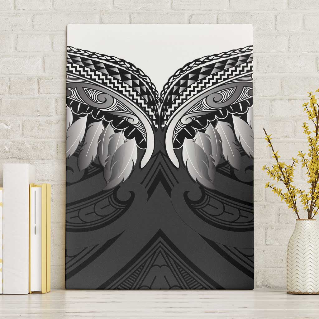 Poutama Korowai New Zealand Canvas Wall Art Aotearoa Maori Tattoo - Polynesian Pride