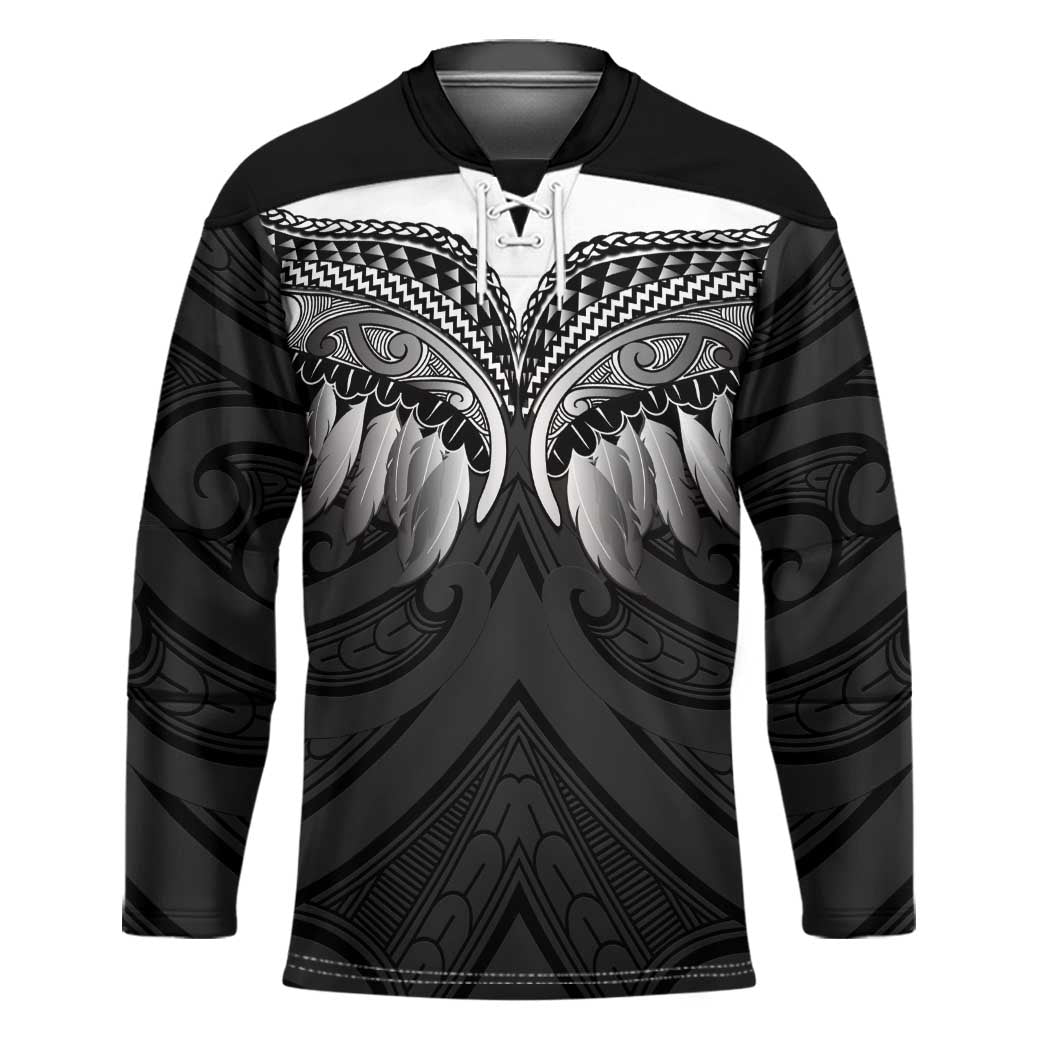 Poutama Korowai New Zealand Hockey Jersey Aotearoa Maori Tattoo - Polynesian Pride
