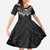 Poutama Korowai New Zealand Kid Short Sleeve Dress Aotearoa Maori Tattoo - Polynesian Pride