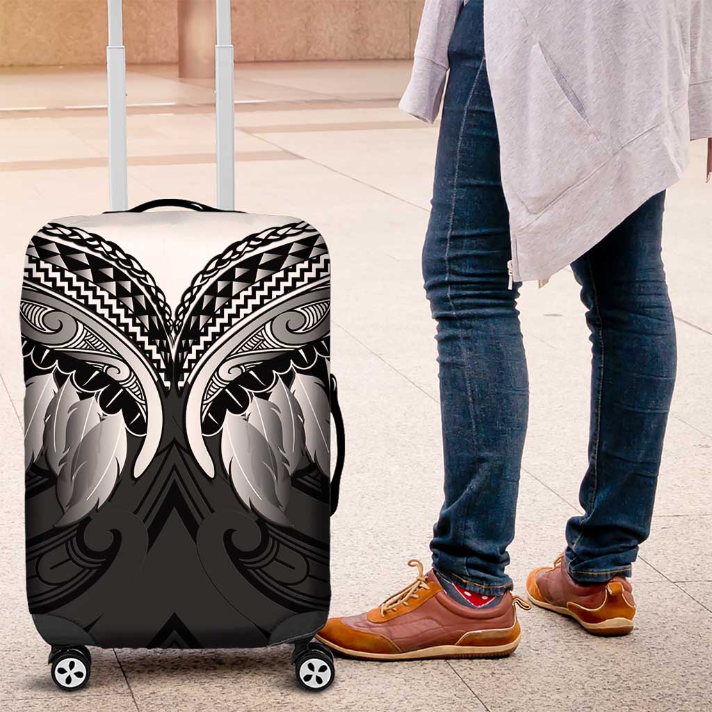 Poutama Korowai New Zealand Luggage Cover Aotearoa Maori Tattoo - Polynesian Pride