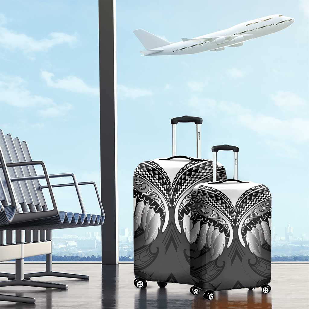 Poutama Korowai New Zealand Luggage Cover Aotearoa Maori Tattoo - Polynesian Pride