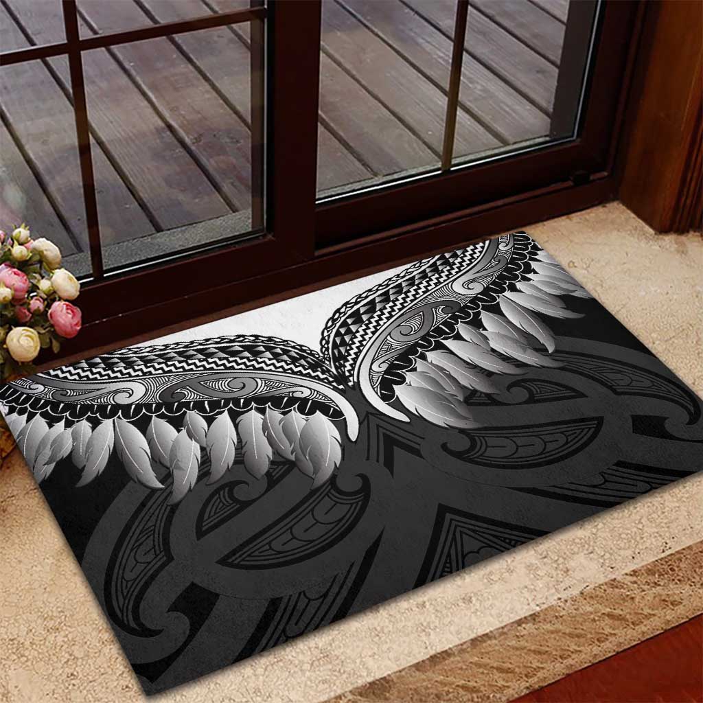 Poutama Korowai New Zealand Rubber Doormat Aotearoa Maori Tattoo - Polynesian Pride