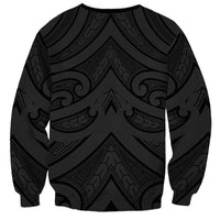 Poutama Korowai New Zealand Sweatshirt Aotearoa Maori Tattoo - Polynesian Pride