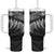 Poutama Korowai New Zealand Tumbler With Handle Aotearoa Maori Tattoo - Polynesian Pride