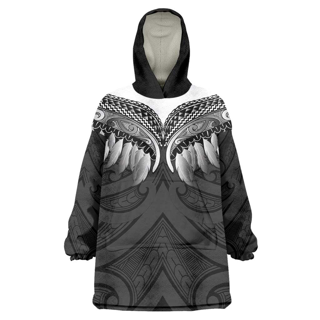 Poutama Korowai New Zealand Wearable Blanket Hoodie Aotearoa Maori Tattoo - Polynesian Pride