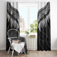 Poutama Korowai New Zealand Window Curtain Aotearoa Maori Tattoo - Polynesian Pride