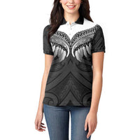 Poutama Korowai New Zealand Women Polo Shirt Aotearoa Maori Tattoo - Polynesian Pride