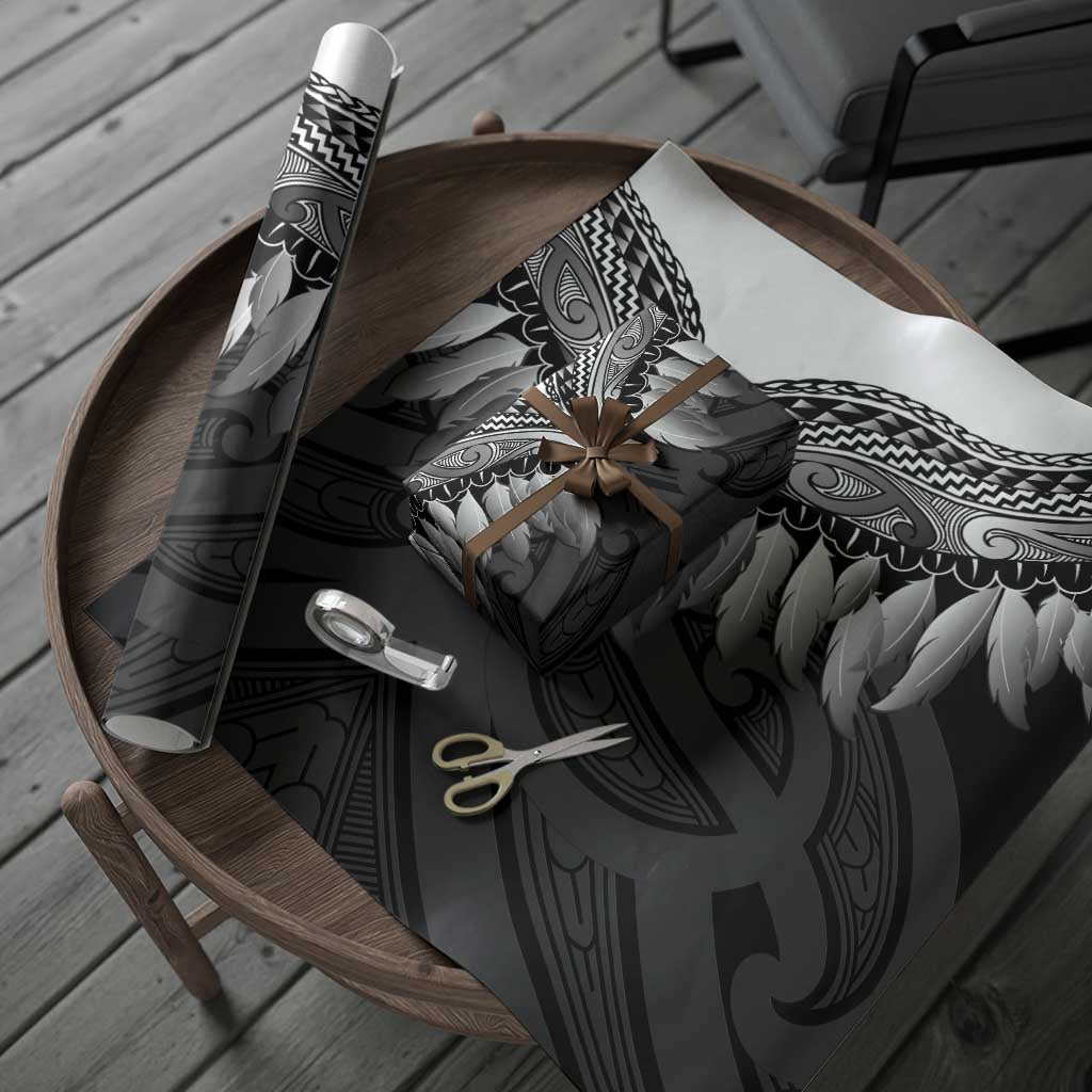 Poutama Korowai New Zealand Wrapping Paper Aotearoa Maori Tattoo - Polynesian Pride