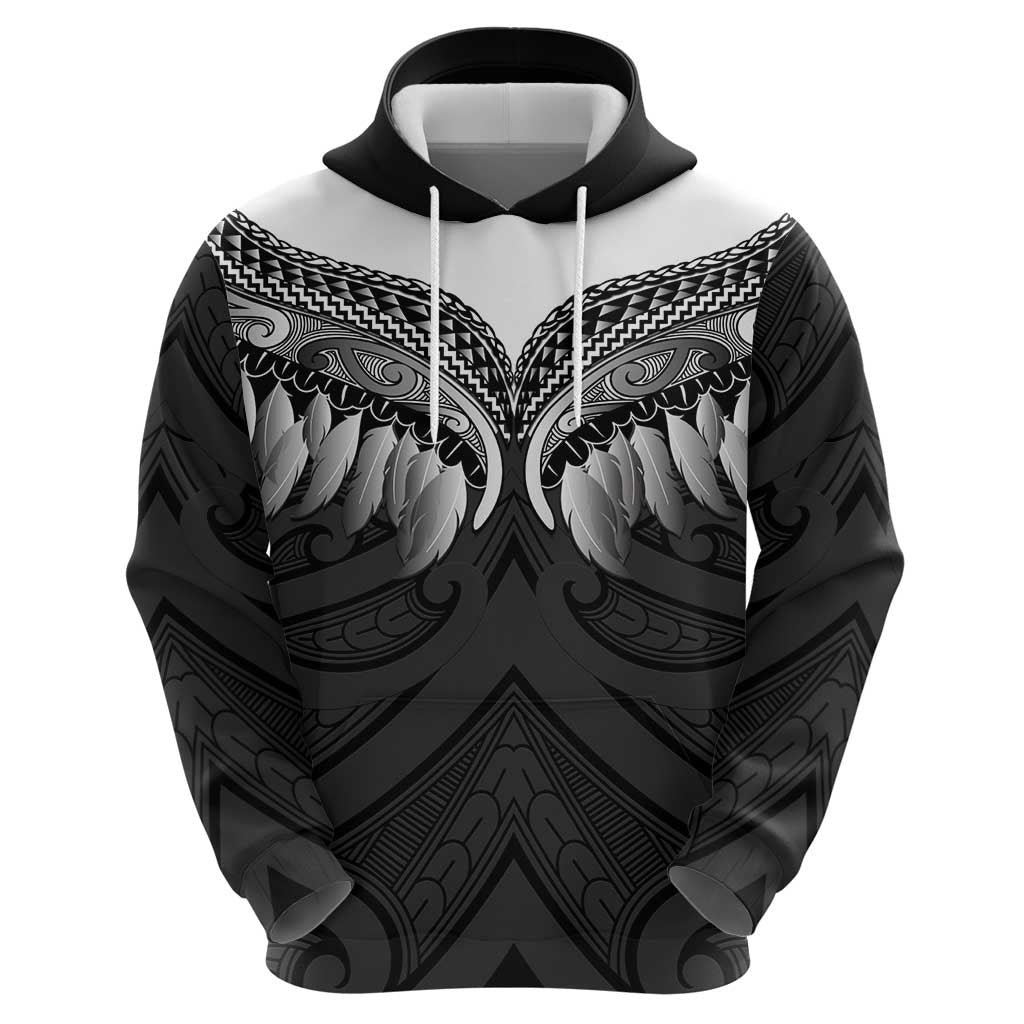 Poutama Korowai New Zealand Zip Hoodie Aotearoa Maori Tattoo - Polynesian Pride