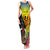personalised-vanuatu-tafea-day-family-matching-tank-maxi-dress-and-hawaiian-shirt-coat-of-arms-mix-tropical-flowers