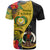 Vanuatu Torba Day T Shirt Coat Of Arms Mix Tropical Flowers LT14 - Polynesian Pride