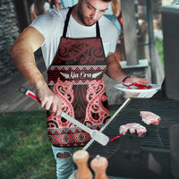 Kia Ora New Zealand Apron Maori Language Week Whero Taniko Motif - Polynesian Pride