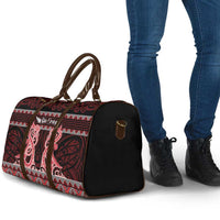 Kia Ora New Zealand Travel Bag Maori Language Week Whero Taniko Motif - Polynesian Pride