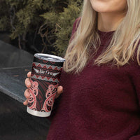 Kia Ora New Zealand Tumbler Cup Maori Language Week Whero Taniko Motif - Polynesian Pride