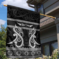 Kia Ora New Zealand Garden Flag Maori Language Week Pango Taniko Motif - Polynesian Pride