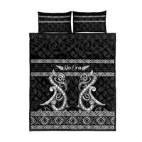 Kia Ora New Zealand Quilt Bed Set Maori Language Week Pango Taniko Motif - Polynesian Pride