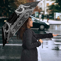 Kia Ora New Zealand Umbrella Maori Language Week Pango Taniko Motif - Polynesian Pride