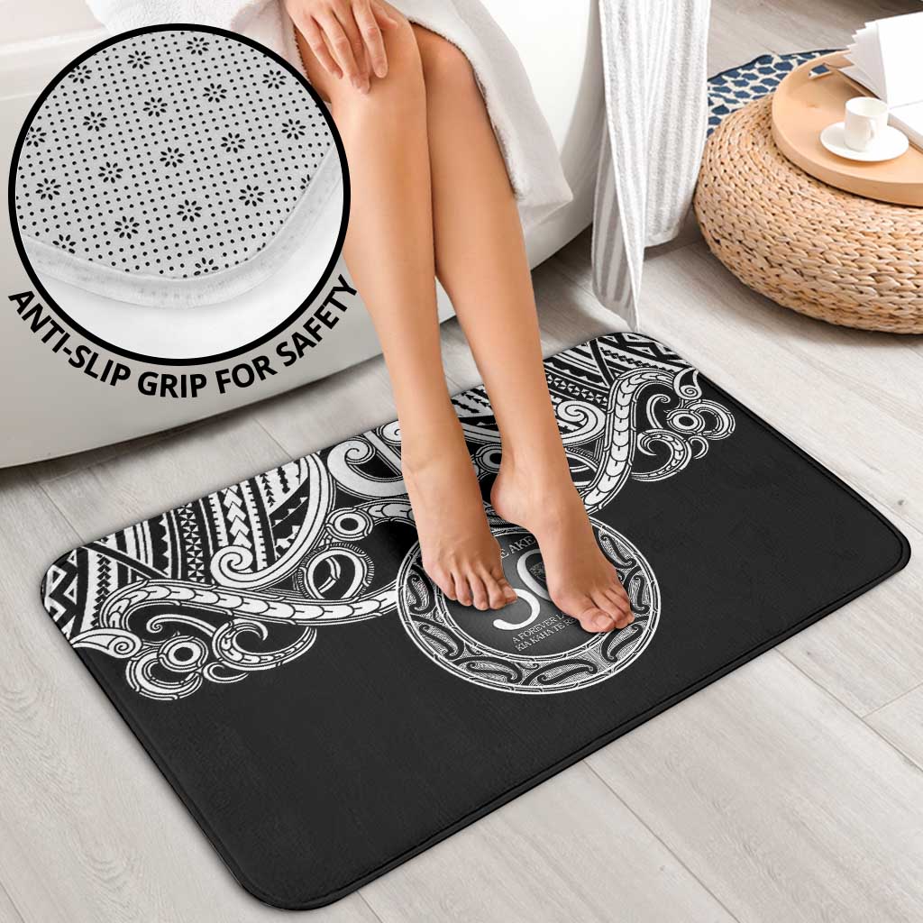 Kia Kaha Te Reo Maori New Zealand Bathroom Set 50th Anniversary Ake Ake Ake - Polynesian Pride