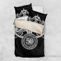 Kia Kaha Te Reo Maori New Zealand Bedding Set 50th Anniversary Ake Ake Ake - Polynesian Pride