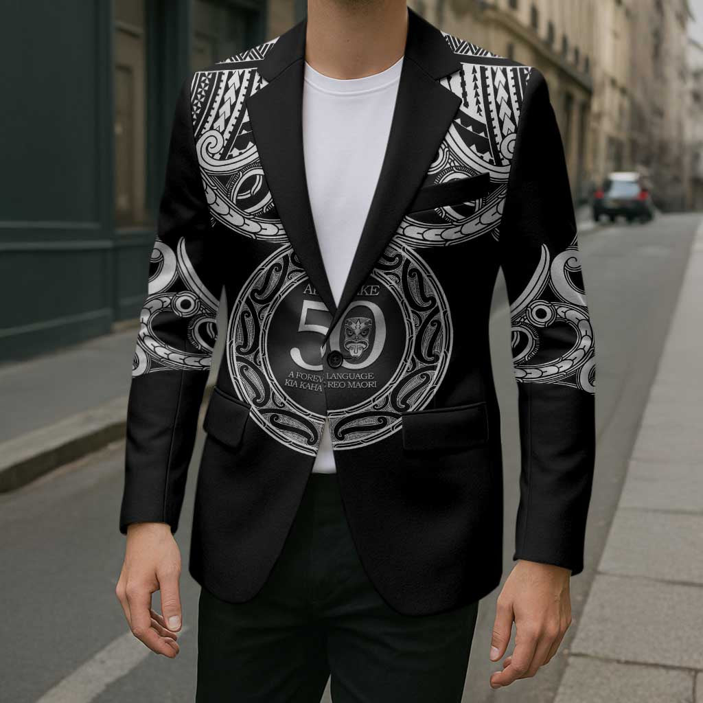 Kia Kaha Te Reo Maori New Zealand Blazer 50th Anniversary Ake Ake Ake - Polynesian Pride