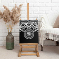 Kia Kaha Te Reo Maori New Zealand Canvas Wall Art 50th Anniversary Ake Ake Ake - Polynesian Pride