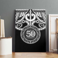 Kia Kaha Te Reo Maori New Zealand Canvas Wall Art 50th Anniversary Ake Ake Ake - Polynesian Pride