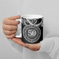 Kia Kaha Te Reo Maori New Zealand Ceramic Mug 50th Anniversary Ake Ake Ake - Polynesian Pride