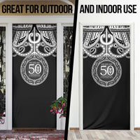 Kia Kaha Te Reo Maori New Zealand Door Cover 50th Anniversary Ake Ake Ake - Polynesian Pride