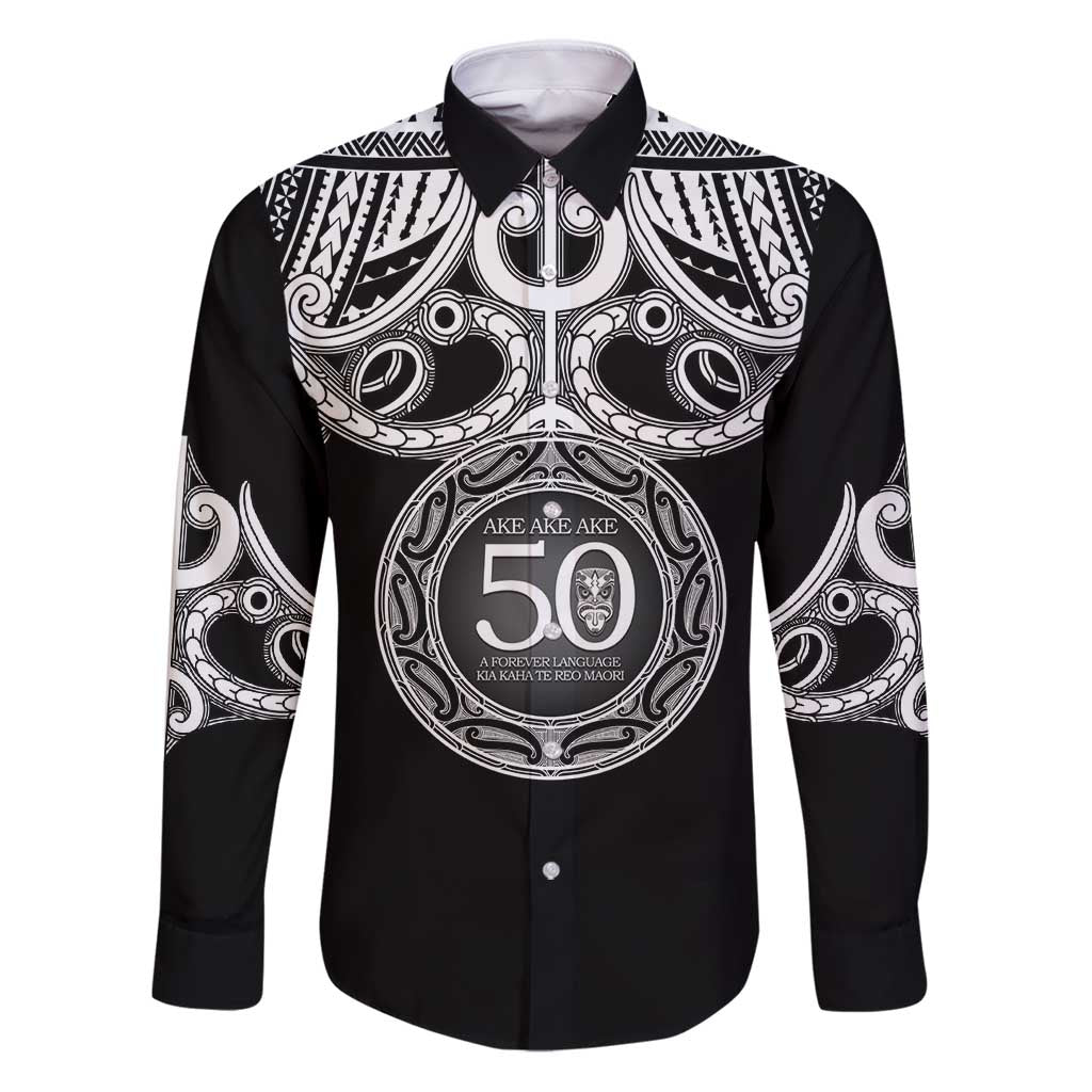 Kia Kaha Te Reo Maori New Zealand Family Matching Puletasi and Hawaiian Shirt 50th Anniversary Ake Ake Ake - Polynesian Pride